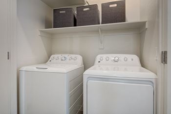 Washer & dryer in your unit